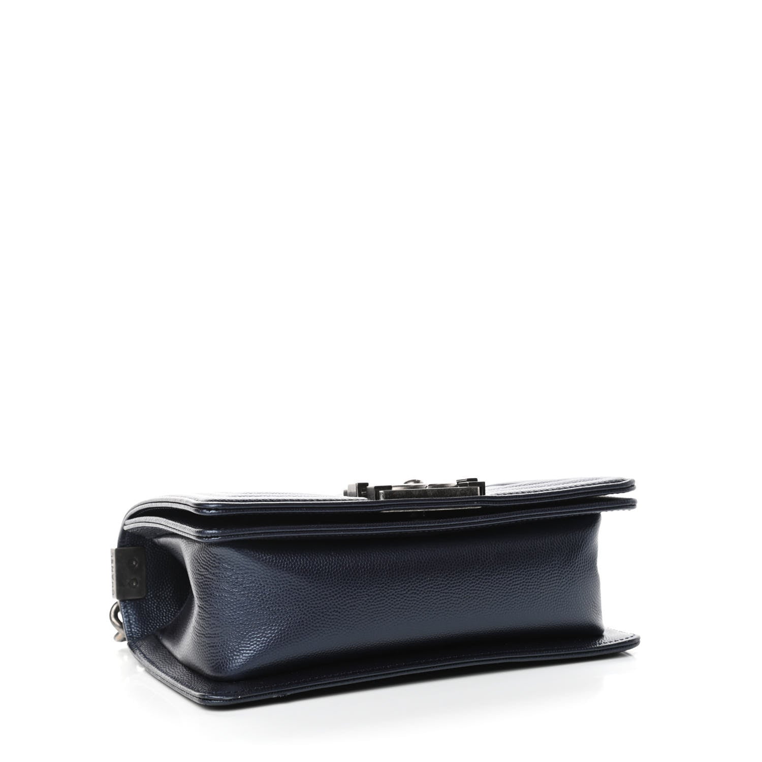 Chanel Iridescent Caviar Quilted Small Boy Flap Navy 4 of 11