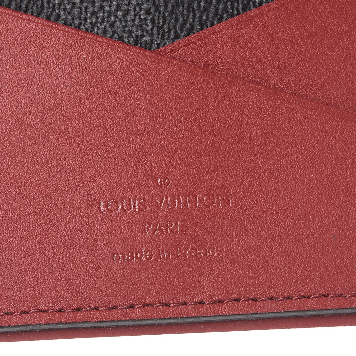 Louis Vuitton Damier Graphite Pocket Organizer Bordeaux 6 of 10