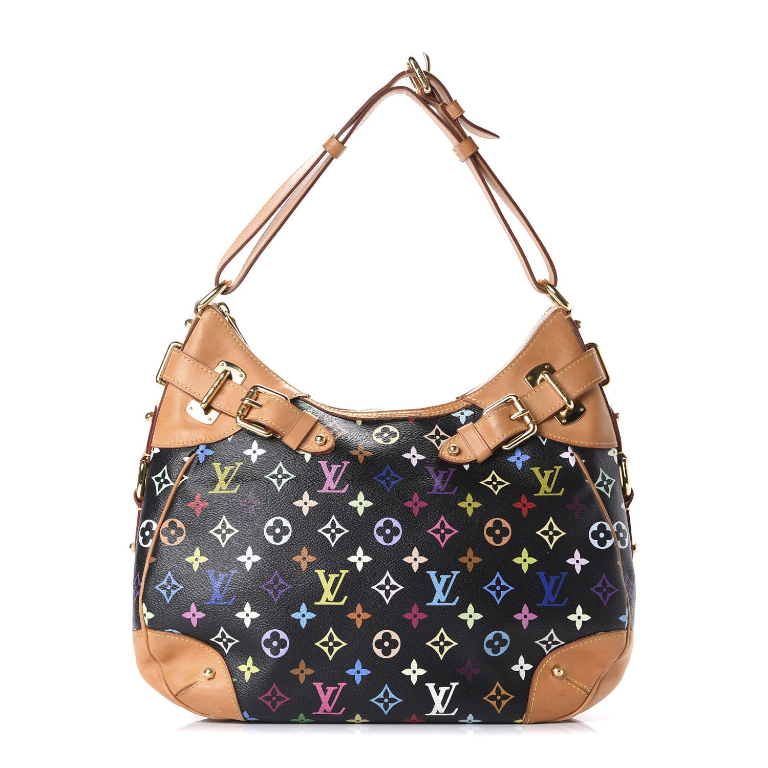 Louis Vuitton Monogram Multicolor Greta Black 1 of 8