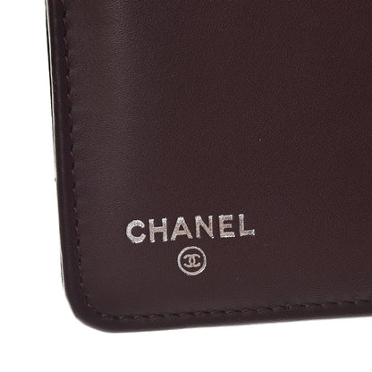 Chanel Caviar Quilted Yen Wallet Black 6 of 10