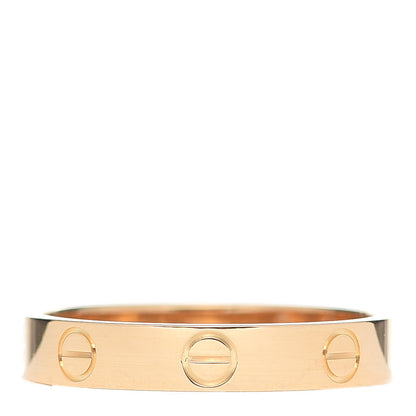 Cartier 18K Yellow Gold 3.5mm LOVE Wedding Band Ring 56 7.5 1 of 5