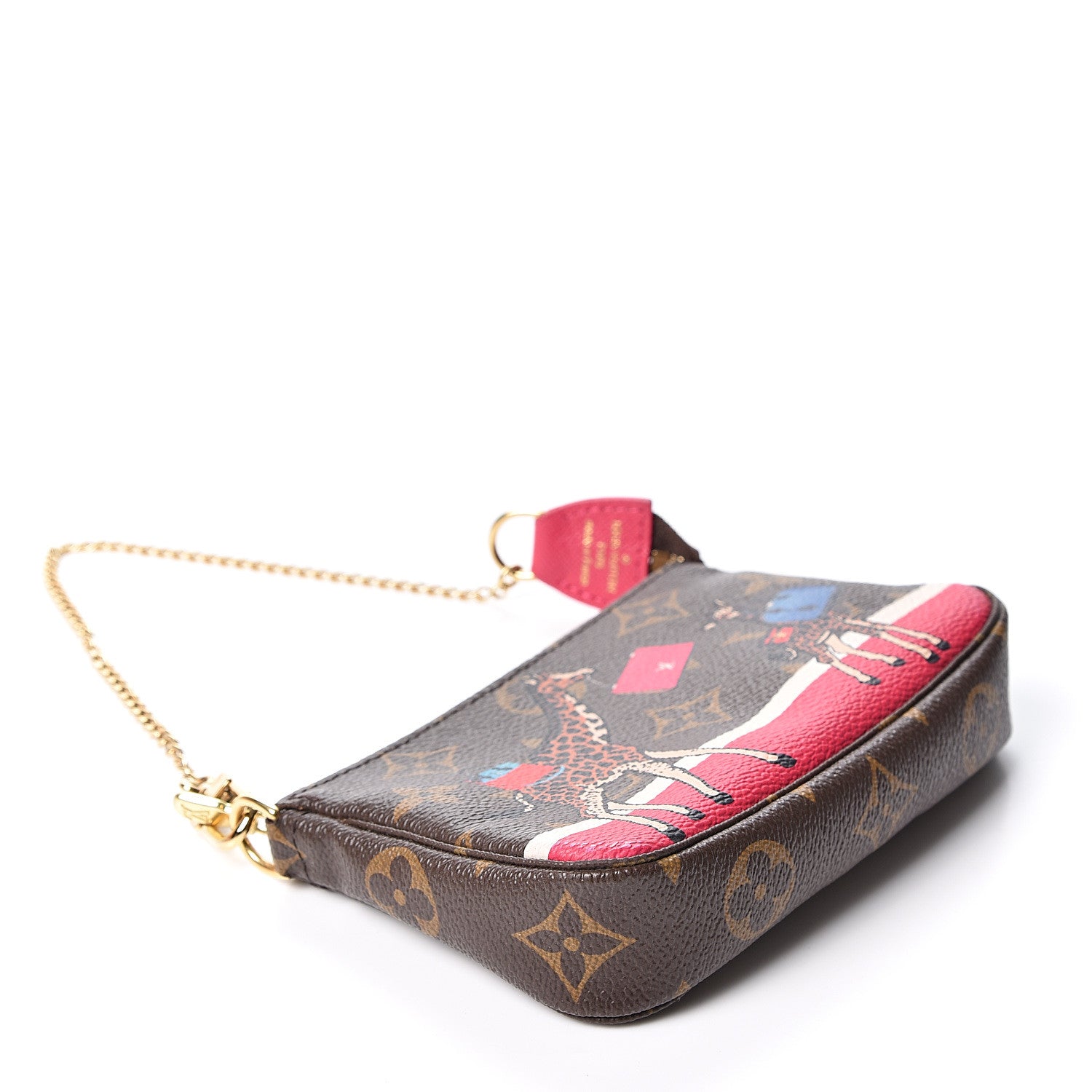 Louis Vuitton Monogram 2017 Christmas Animation Mini Pochette Accessories 3 of 9