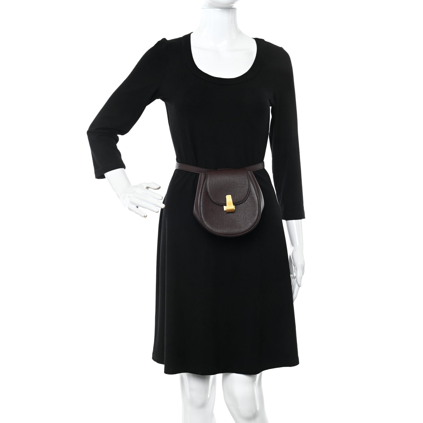 Palmellato Calfskin Rounded Belt Bag Oxblood