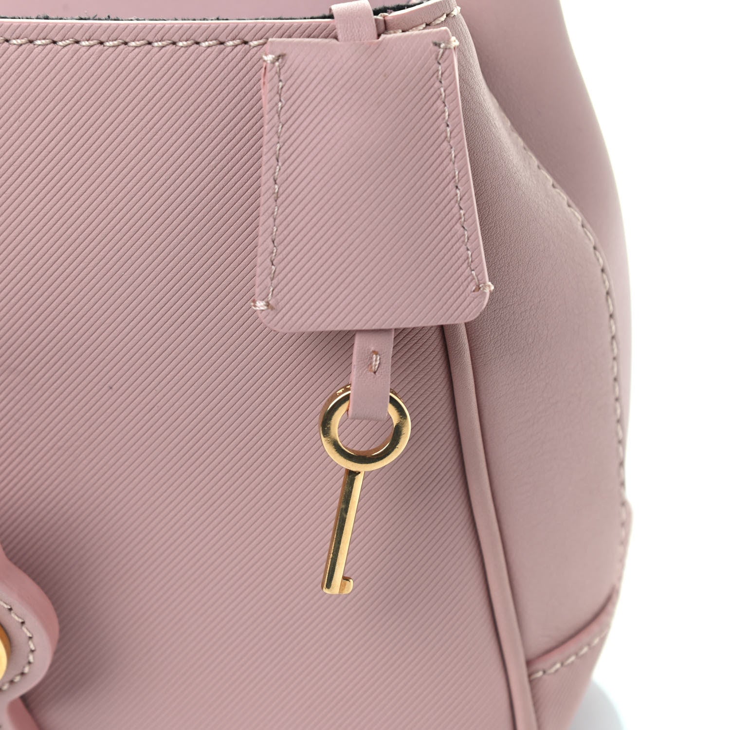 Burberry Trench Calfskin Small DK88 Top Handle Bag Ash Rose 10 of 10