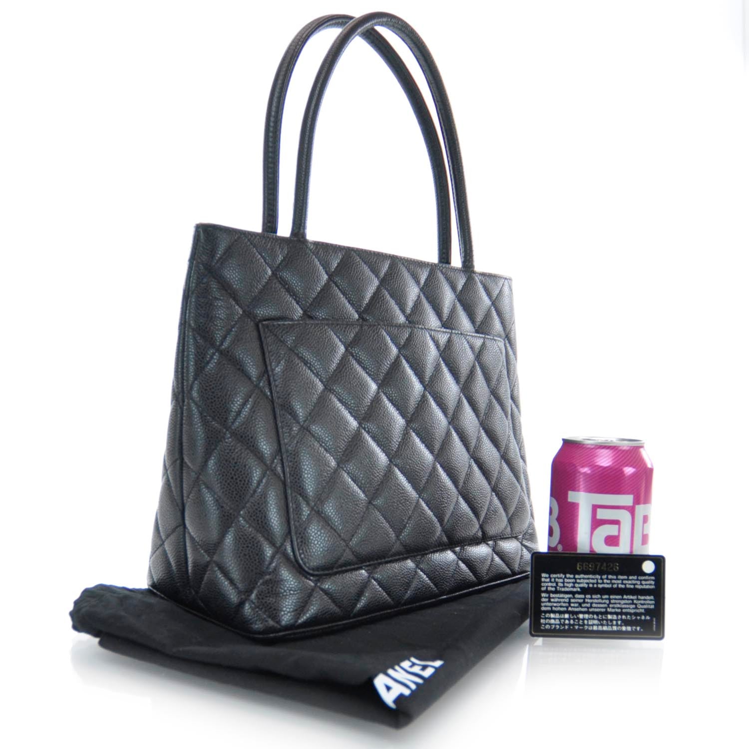 Chanel Caviar Quilted Medallion Tote Black 3 of 8
