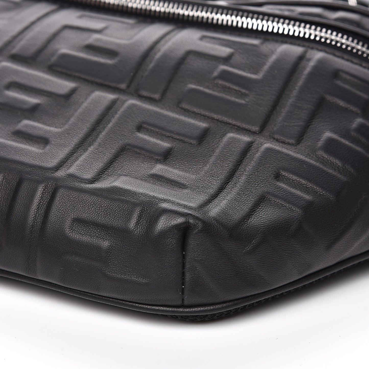 Nappa FF 1974 Embossed Belt Bag Black