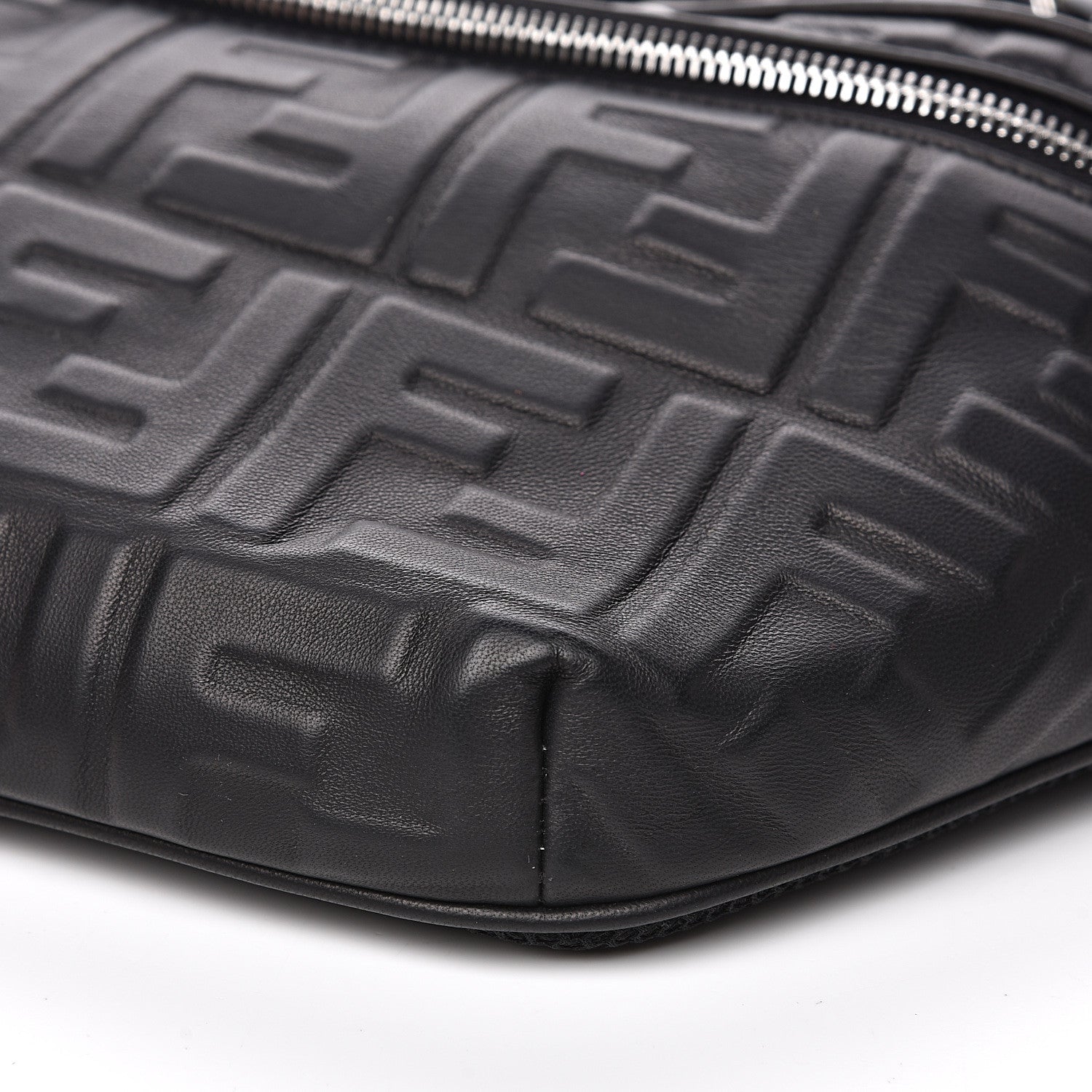 Fendi Nappa FF 1974 Embossed Belt Bag Black 8 of 8