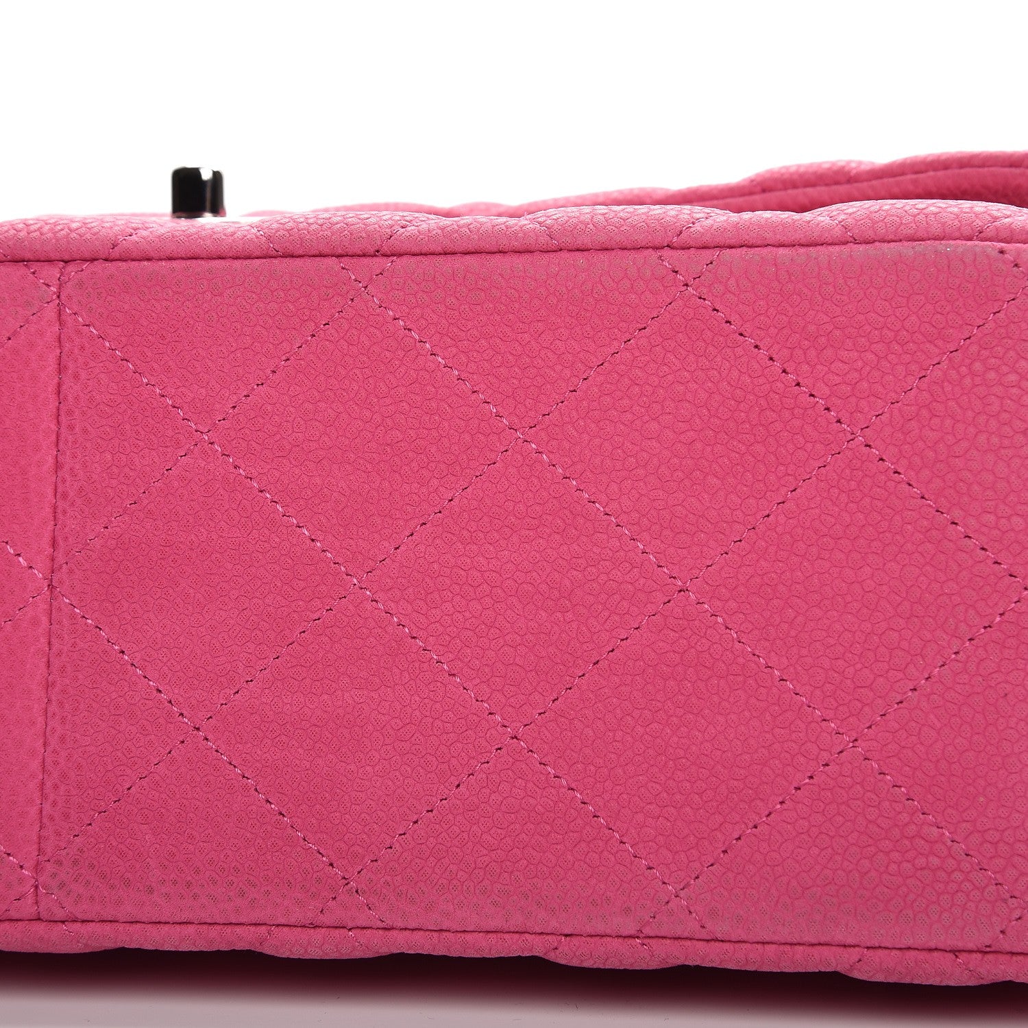 Chanel Iridescent Caviar Quilted Jumbo Double Flap Pink 11 of 12