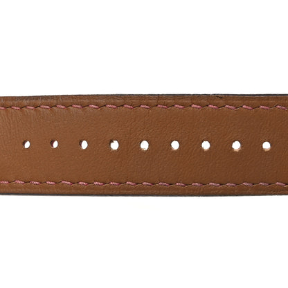 Hermes Swift 40mm Apple Watch Double Tour Band Bordeaux Rose Extreme Rose Azalee Bordeaux 4 of 9