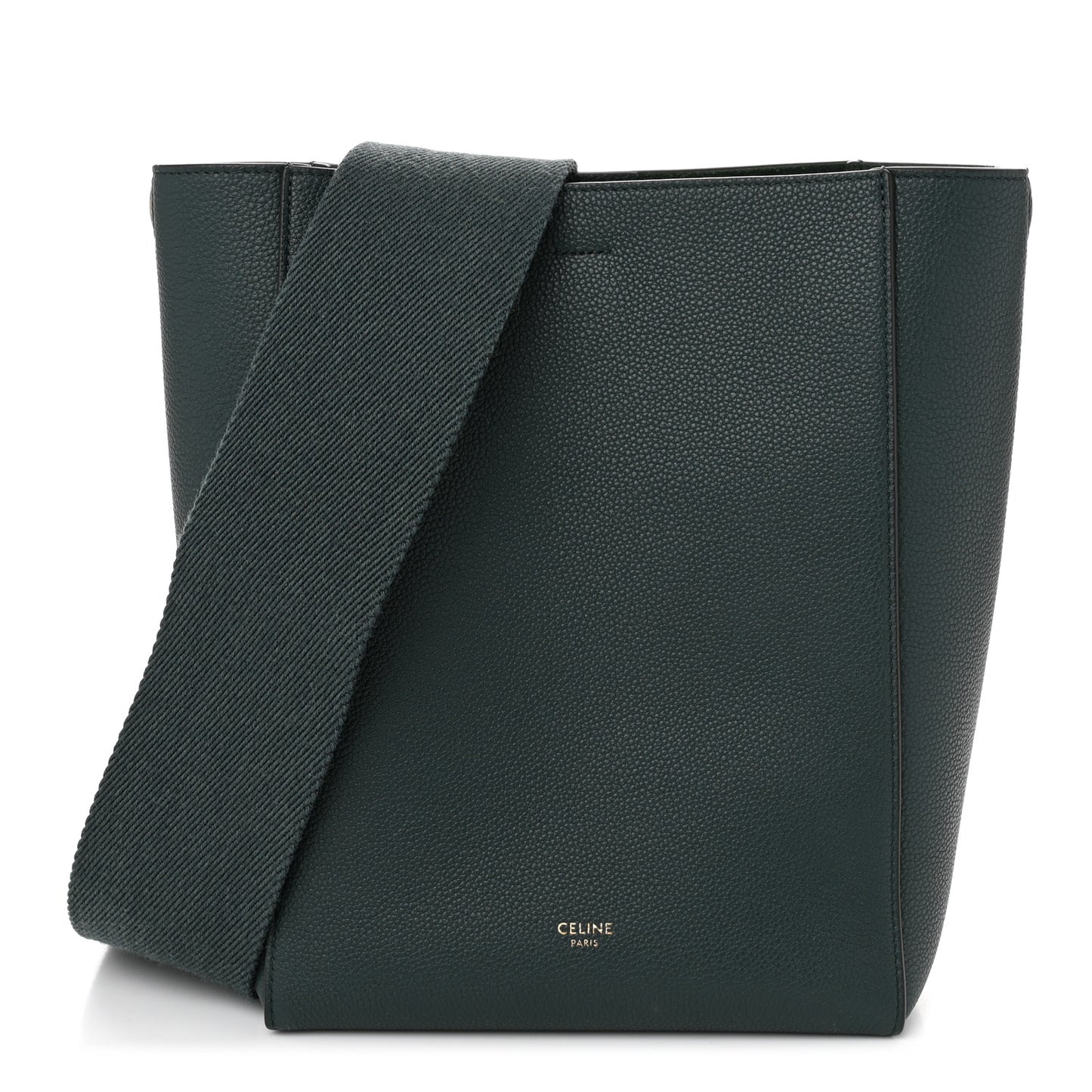 Soft Grained Calfskin Small Sangle Bucket Bag Amazone