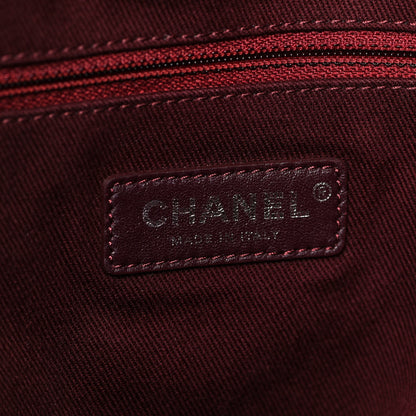 Chanel Striped Canvas Medium Deauville Tote Grey 7 of 21