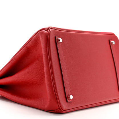 Hermes Epsom Birkin 35 Rouge Casaque 9 of 12
