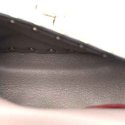 Valentino Garavani Lambskin Small Rockstud Spike Shoulder Bag Poudre 5 of 10