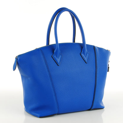Louis Vuitton Cuir Taurillon Soft Lockit PM Outremer 3 of 8