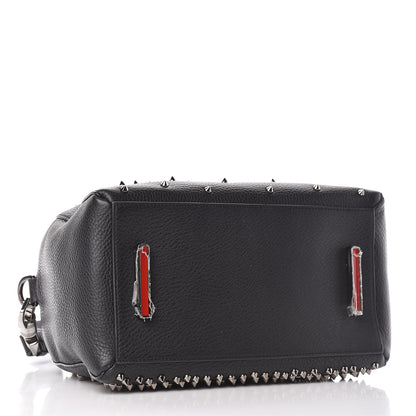 Christian Louboutin Grained Calfskin Studded Satchel Black 4 of 17