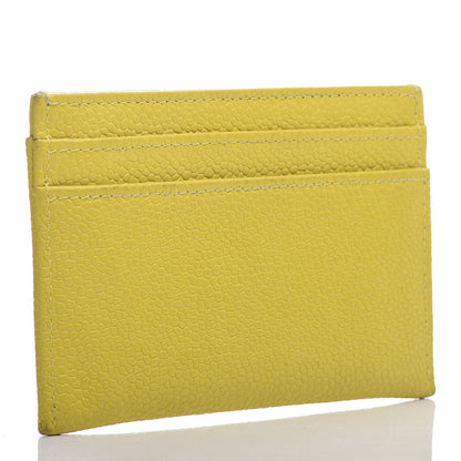 Chanel Caviar CC Timeless Card Holder Yellow 3 of 16