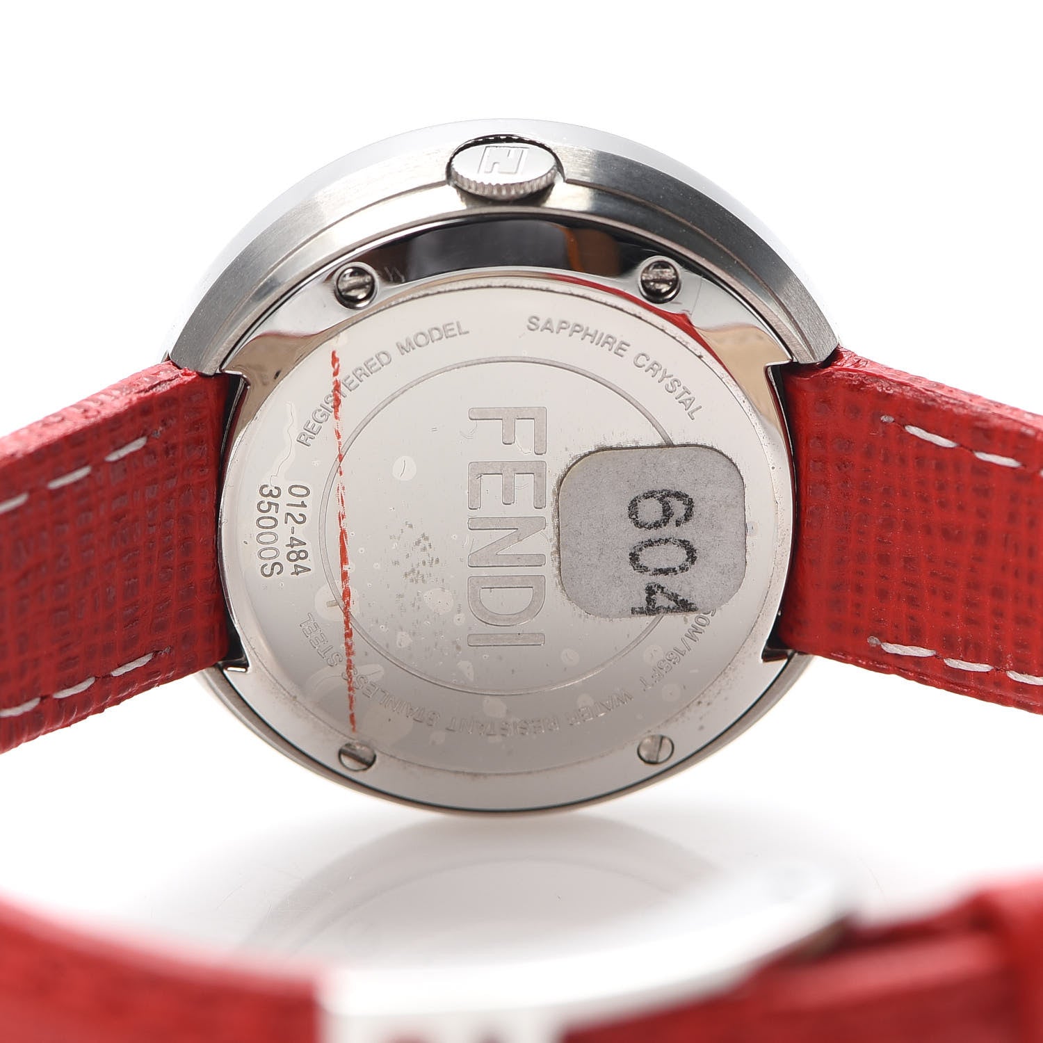 Fendi Stainless Steel Calfskin 28mm My Way Quartz Watch Red 5 of 8