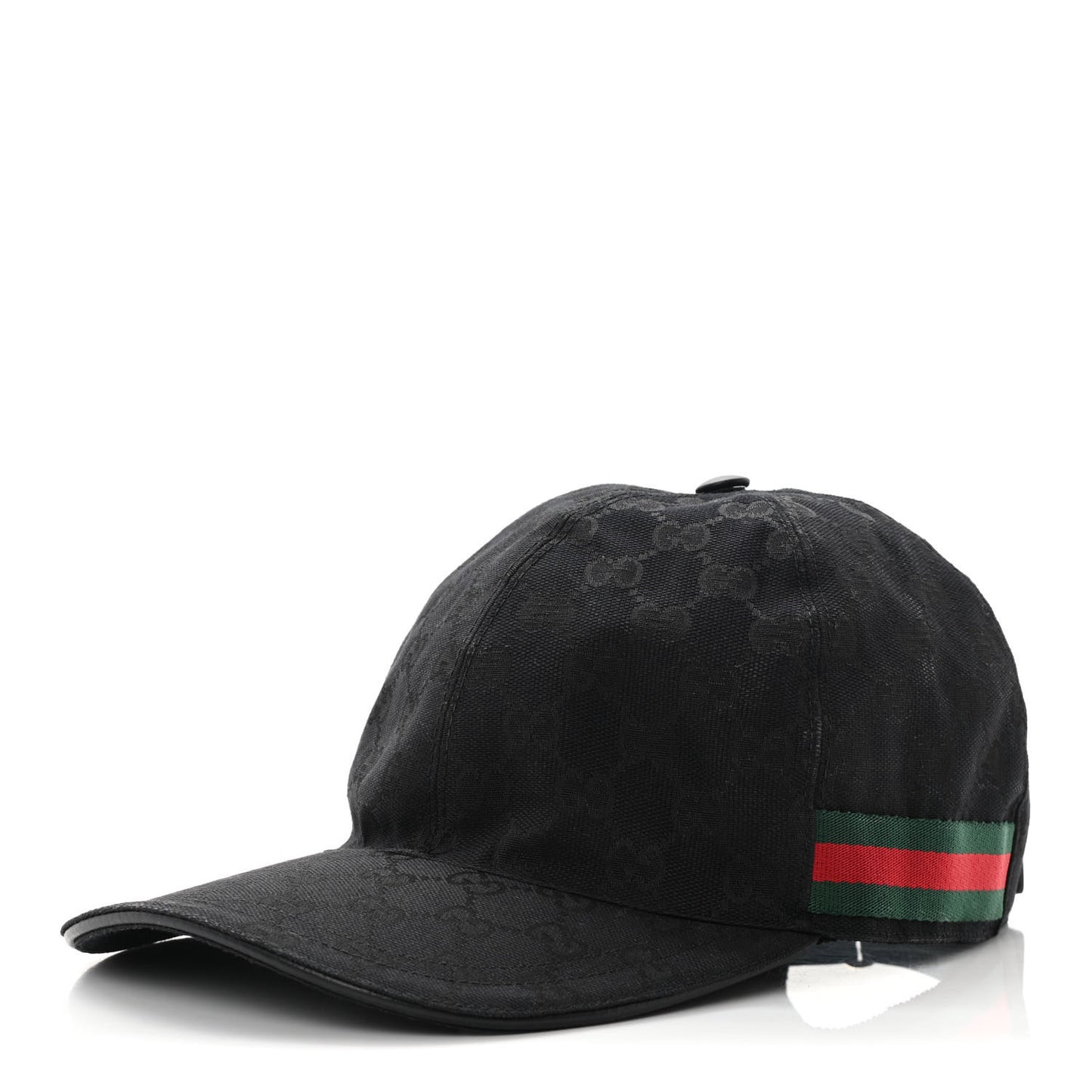 Monogram Web Baseball Hat M Black