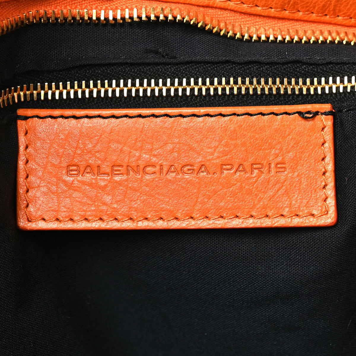 Agneau Giant 12 Gold Hardware City Tangerine