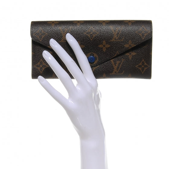 Louis Vuitton Monogram Josephine Wallet Blue 2 of 8