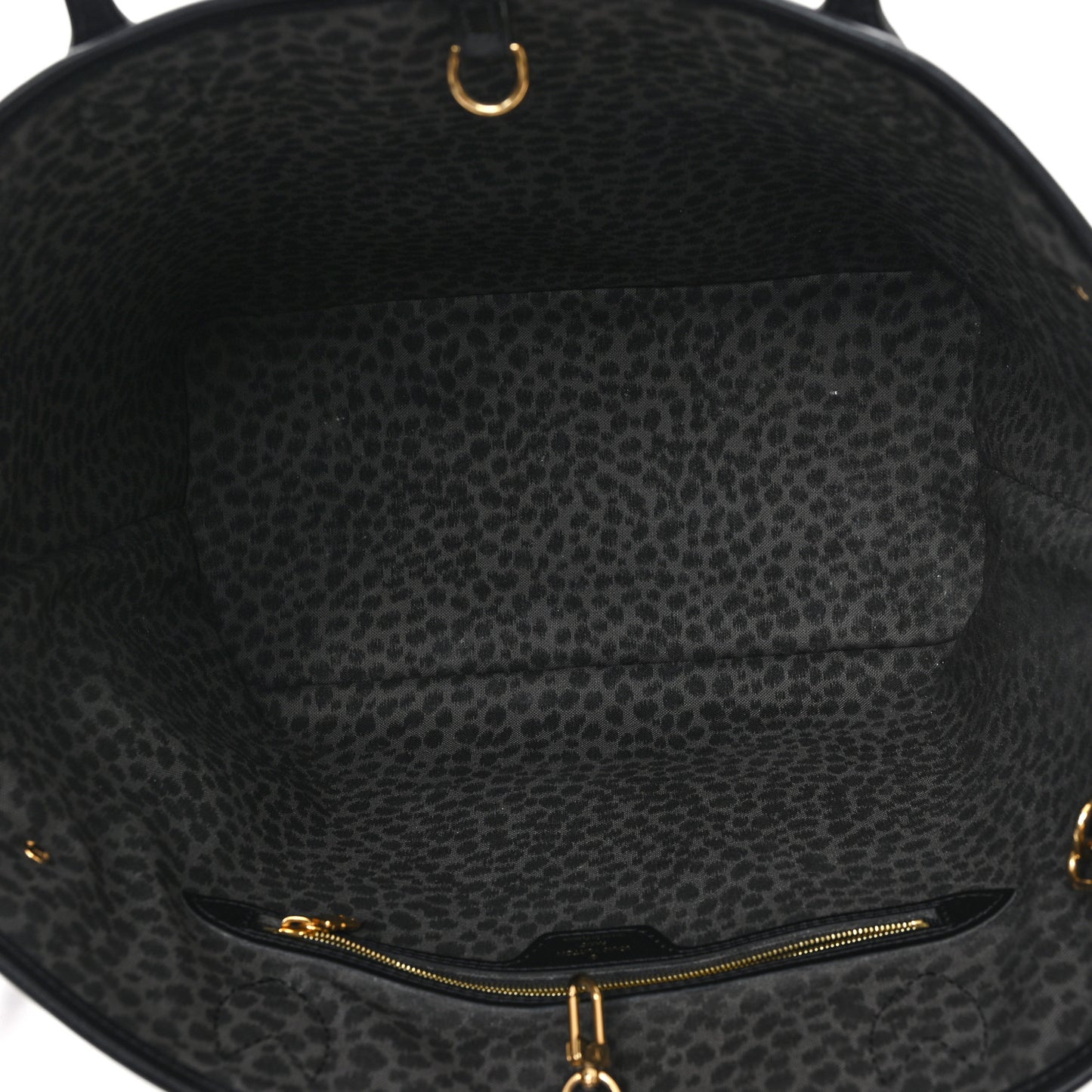 Monogram Giant Wild at Heart Neverfull MM Black