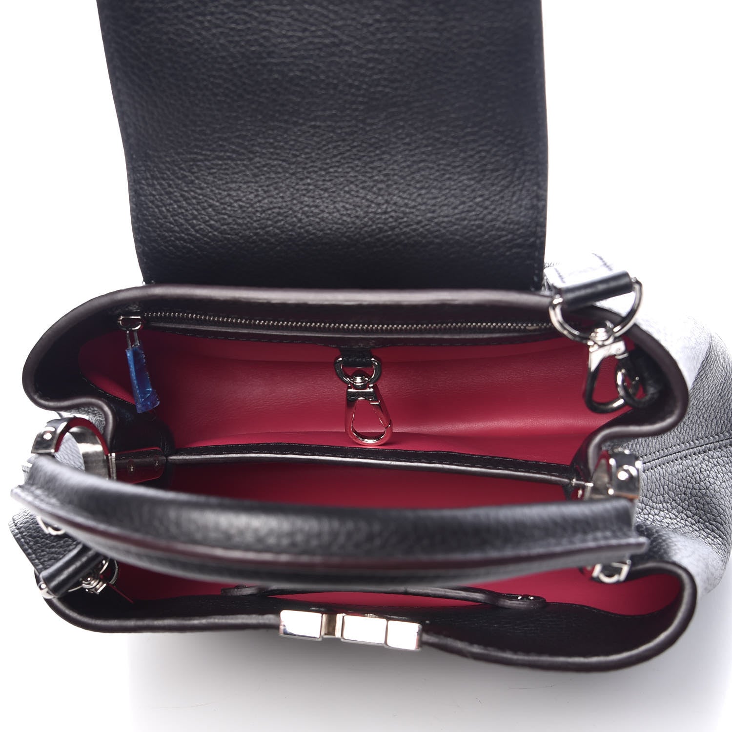 Louis Vuitton Taurillon Capucines BB Black 5 of 9