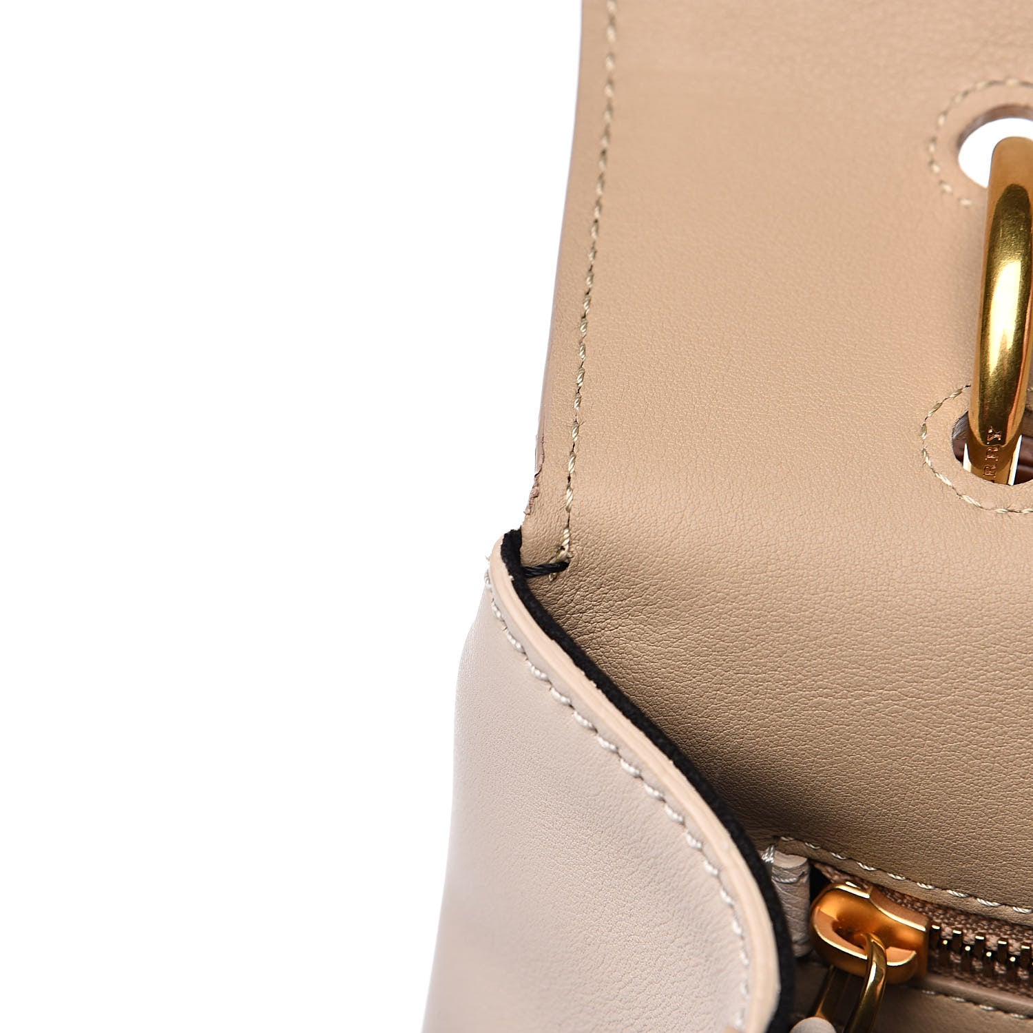 Burberry Trench Calfskin Medium DK88 Top Handle Bag Honey Limestone 13 of 13