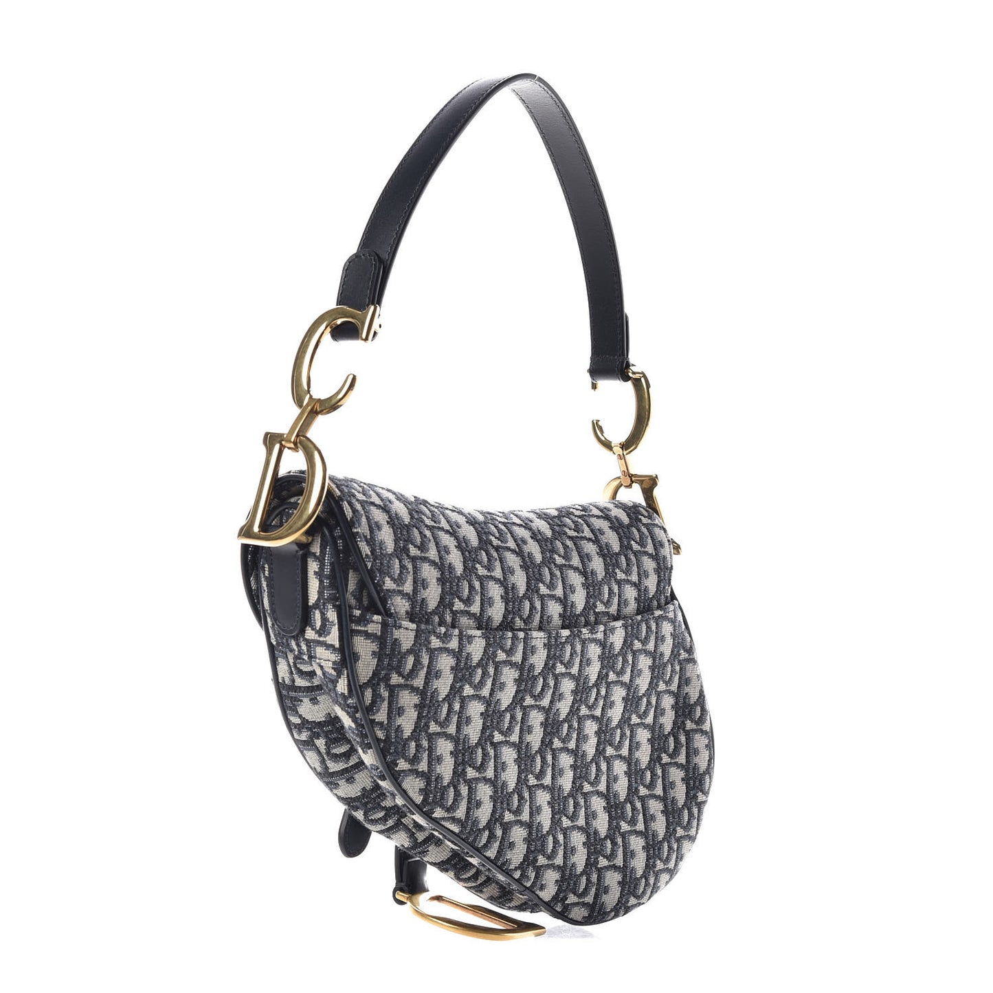 Oblique Saddle Bag Blue