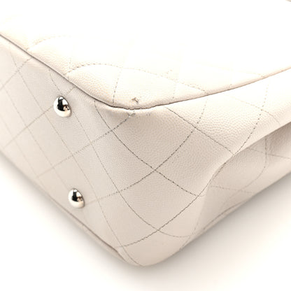 Chanel Caviar Quilted Large CC Shopping Tote Ivory 10 of 12