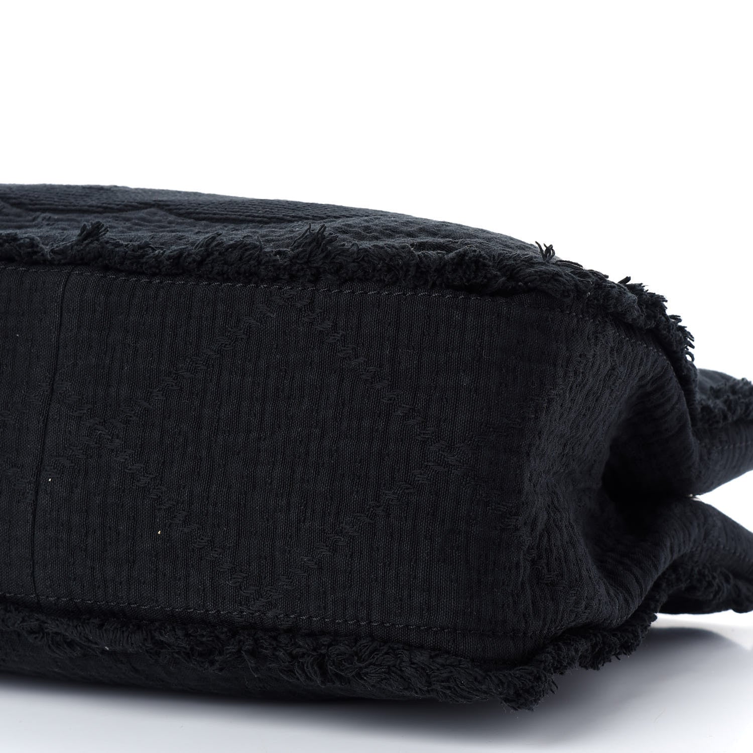 Chanel Canvas Large Double Face Shopping Tote Black 9 of 9