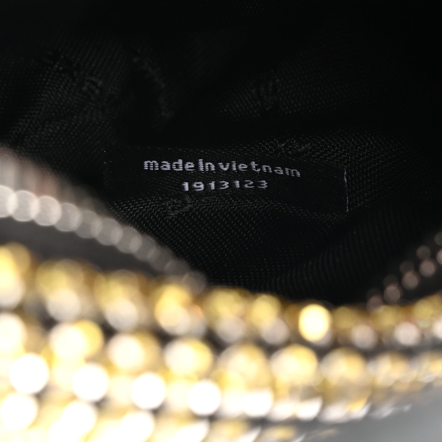 Alexander Wang Mesh Crystal Rhinestone Mini Heiress Pouch Porcelain 8 of 13