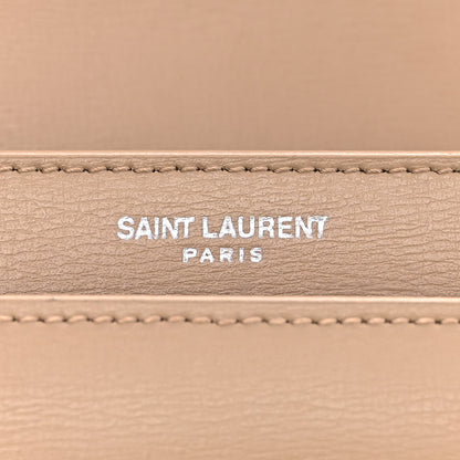 Saint Laurent Calfskin Medium Monogram Sunset Dark Beige 8 of 18