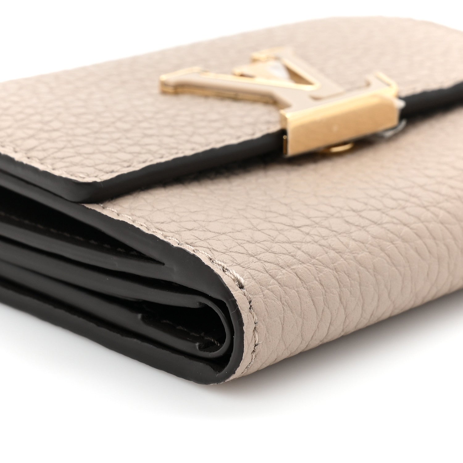 Louis Vuitton Taurillon Capucines XS Wallet Galet 8 of 9