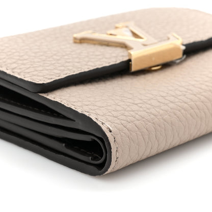 Louis Vuitton Taurillon Capucines XS Wallet Galet 8 of 9