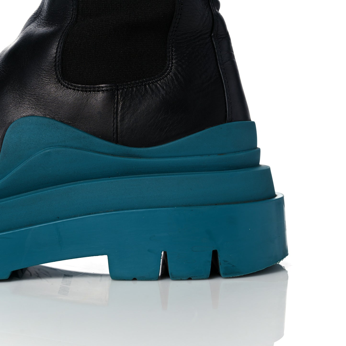 Calfskin The Tire Chelsea Boots 37 Black Blaster