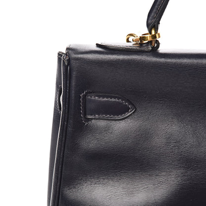 Hermes Box Kelly Retourne 32 Indigo 39 of 44