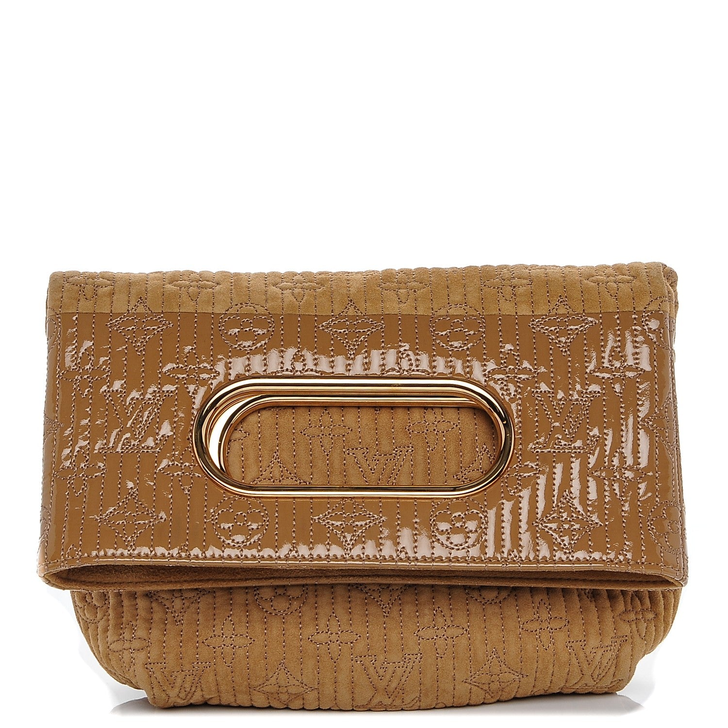 Louis Vuitton Suede Monogram Motard Afterdark Clutch Powder 1 of 6