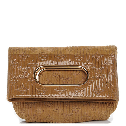 Louis Vuitton Suede Monogram Motard Afterdark Clutch Powder 1 of 6