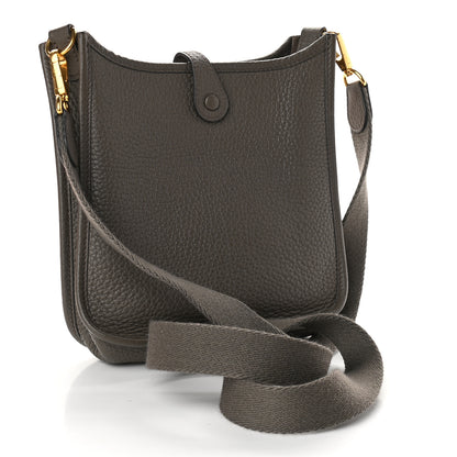 Hermes Taurillon Clemence Evelyne TPM Etain 2 of 9