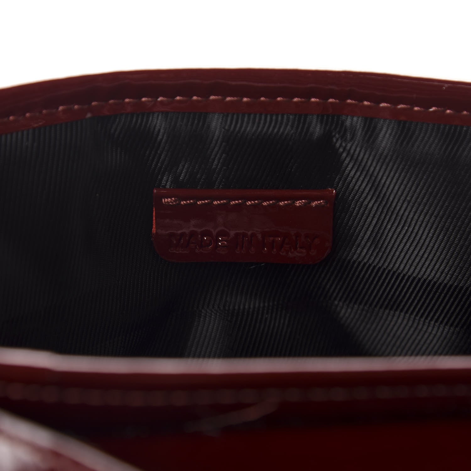 Burberry Patent Studded Crossbody Burgundy 9 of 11