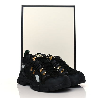 Gucci X SEGA Mesh Suede Calfskin Mens Flashtrek Sneakers 6 Black 8 of 8