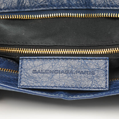 Balenciaga Agneau Giant 12 Gold Hardware Town Bleu Mineral 6 of 7