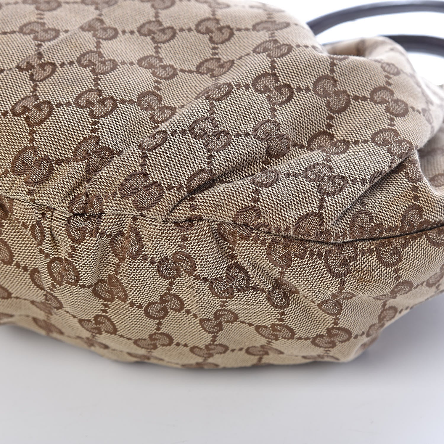 Gucci Monogram Studded Medium Pelham Tote Dark Brown 6 of 13