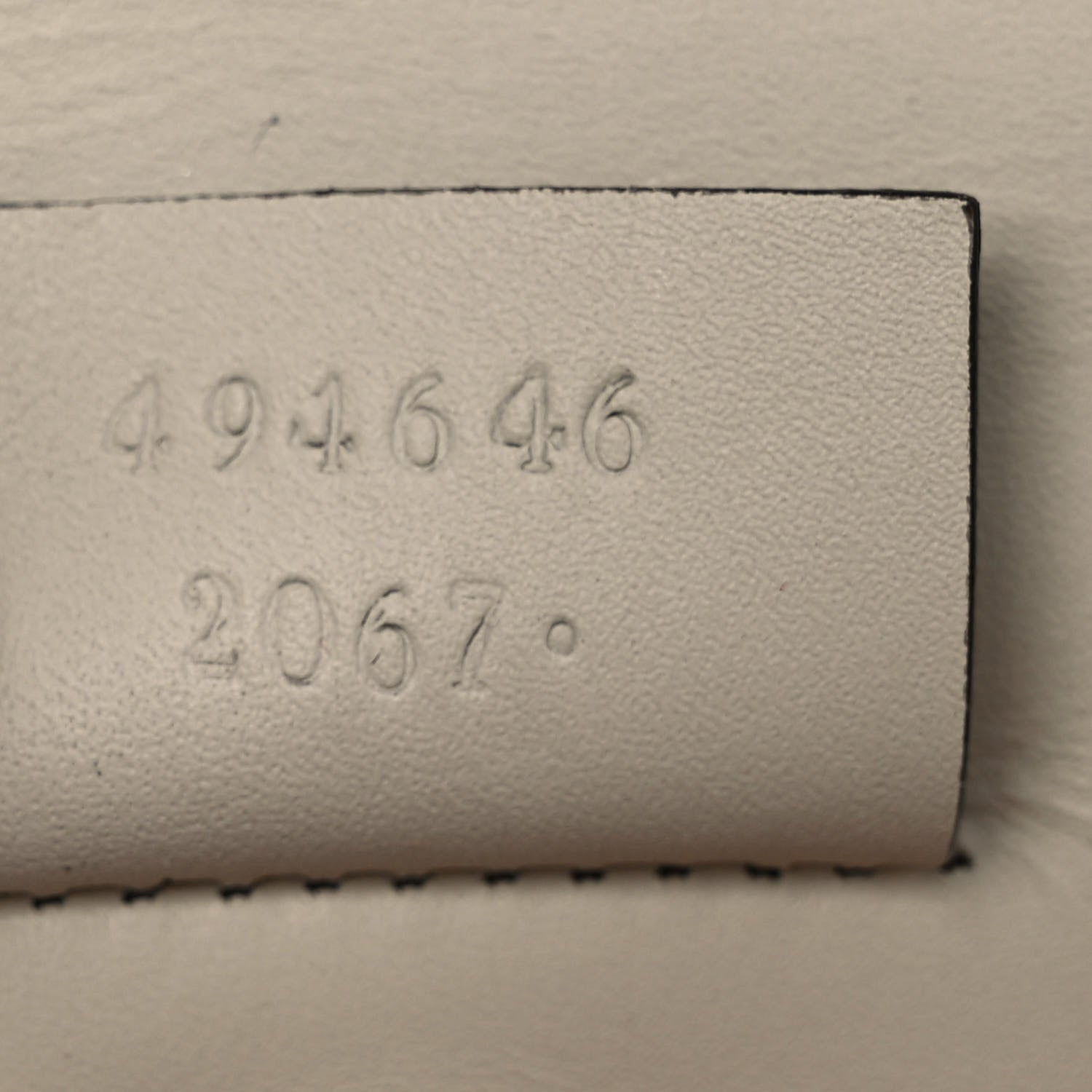 Gucci Calfskin Super Mini Sylvie Chain Shoulder Bag White 7 of 9