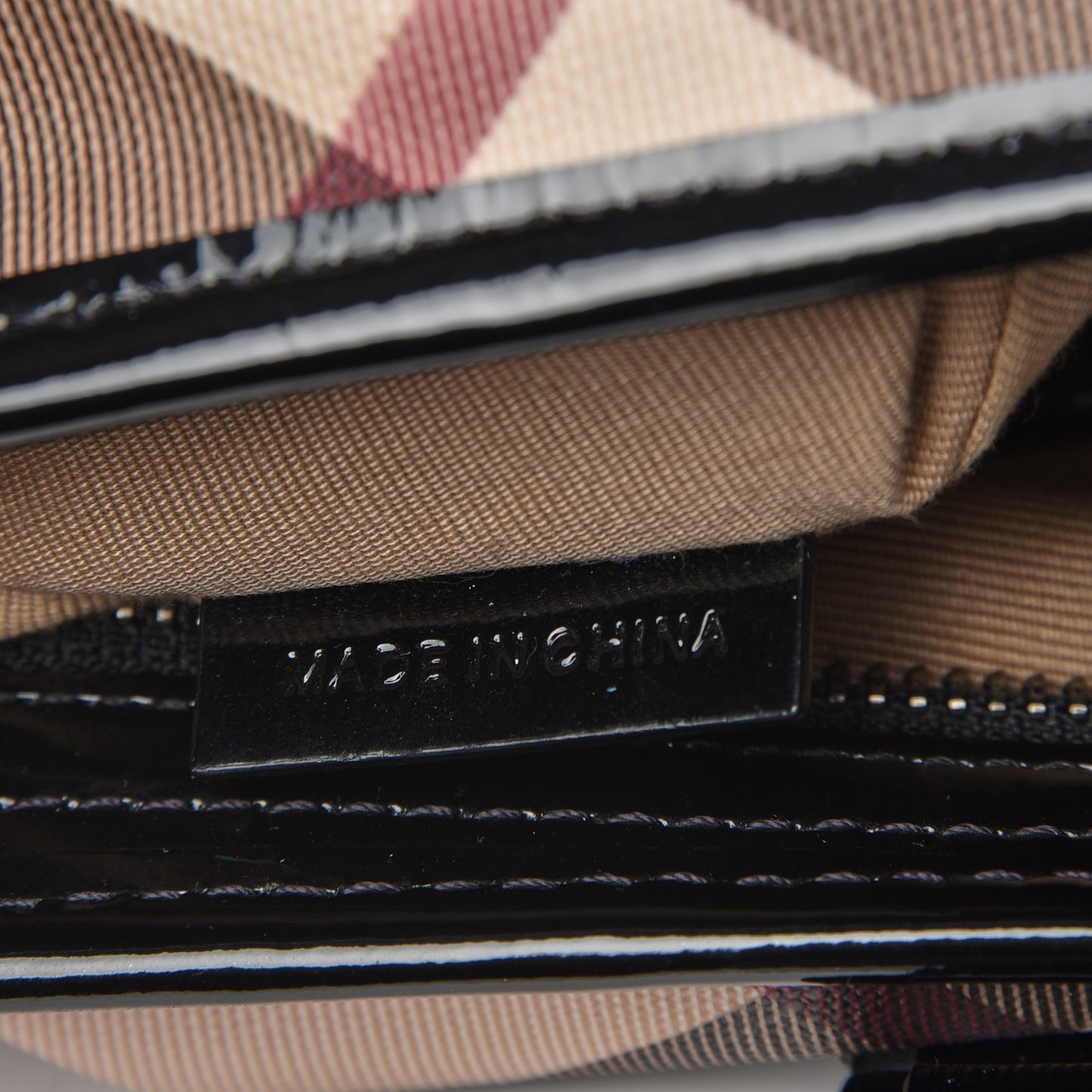 Supernova Check Regent Tote Black