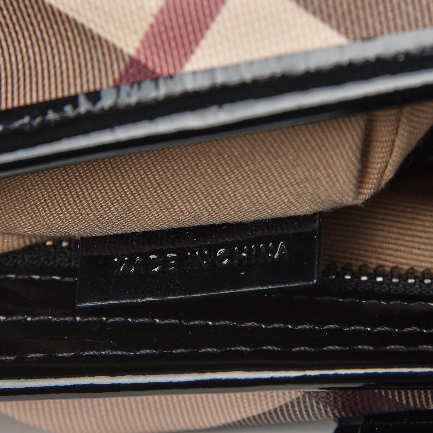Burberry Supernova Check Regent Tote Black 9 of 10