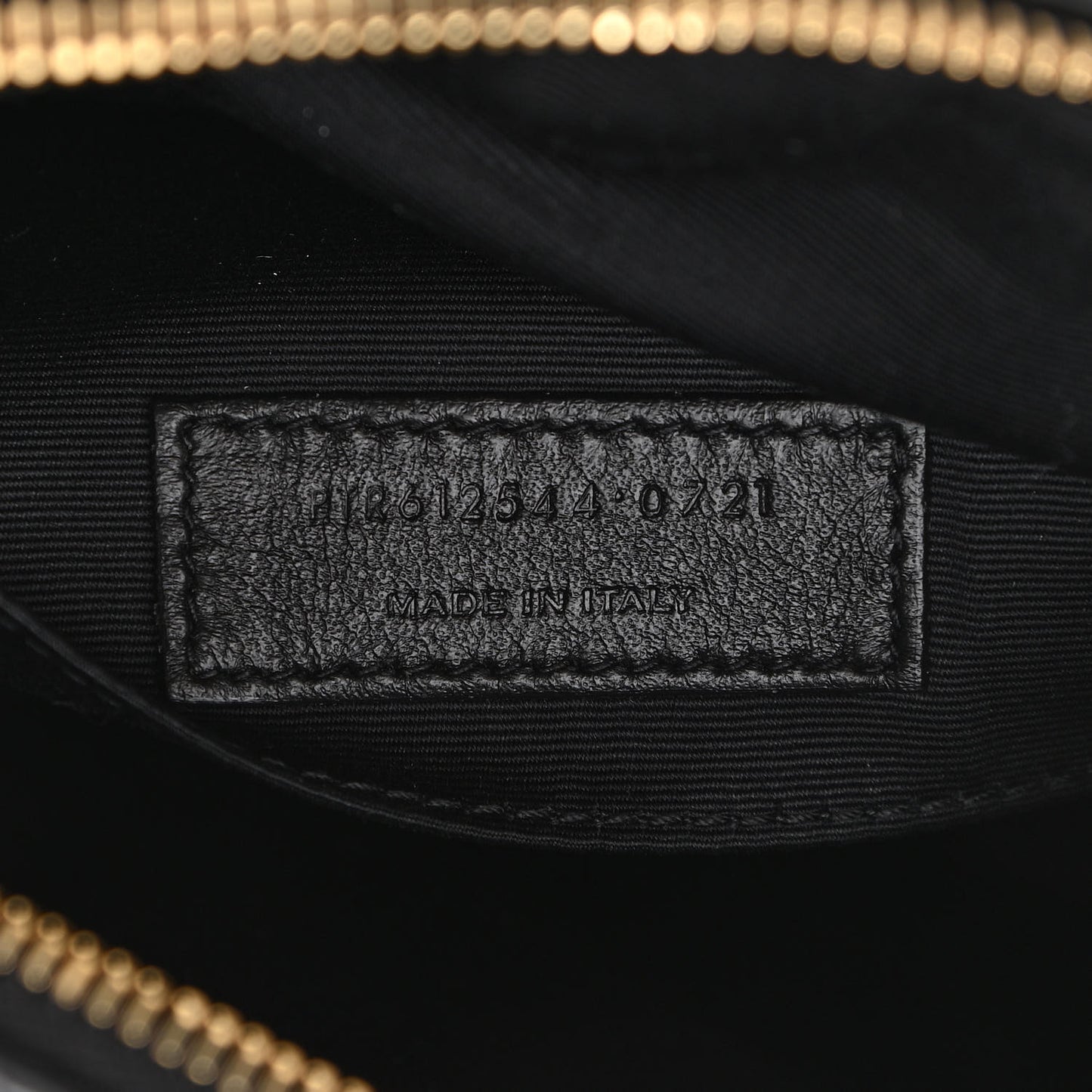Suede Calfskin Monogram Lou Camera Bag Black