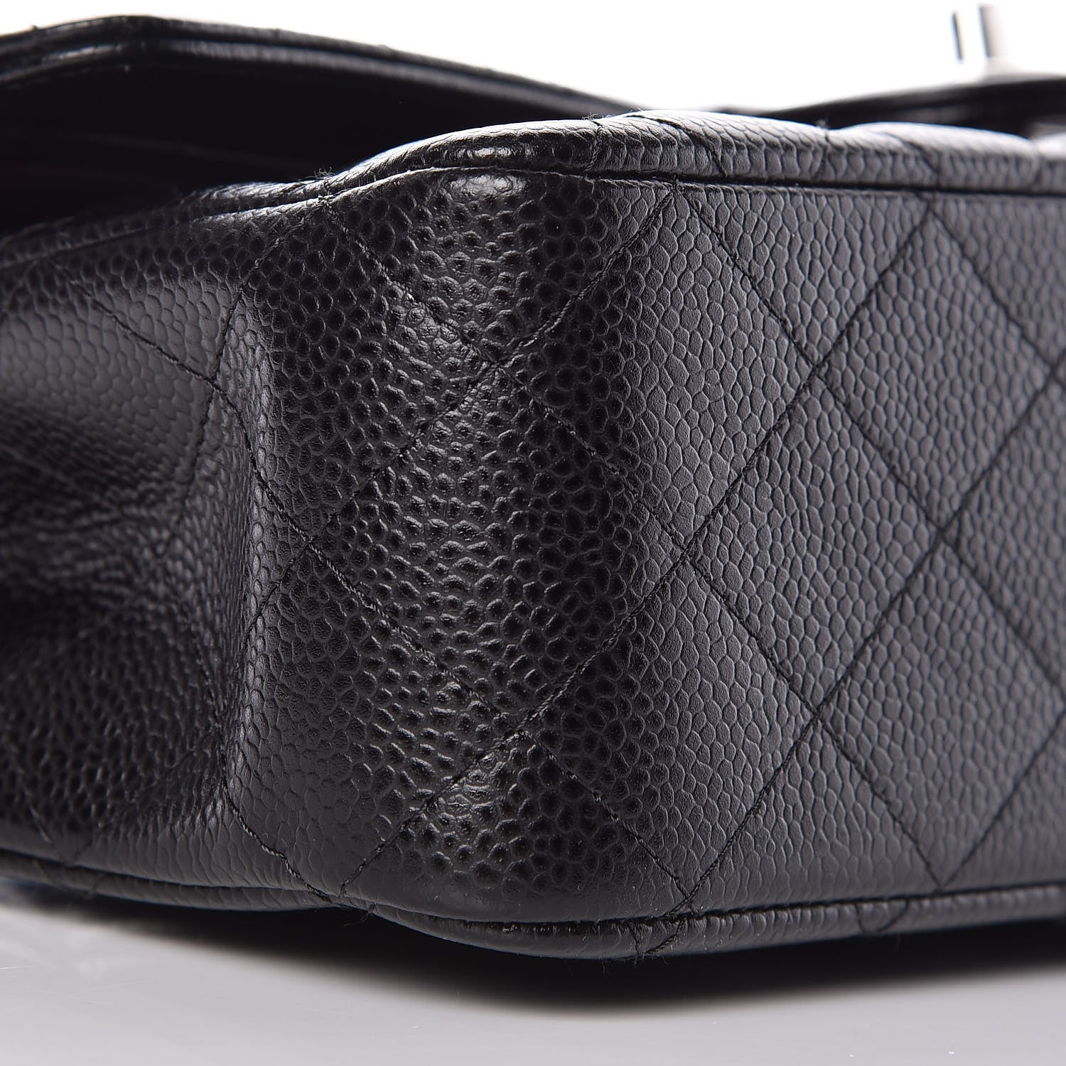 Chanel Caviar Quilted Medium Double Flap Black 8 of 10