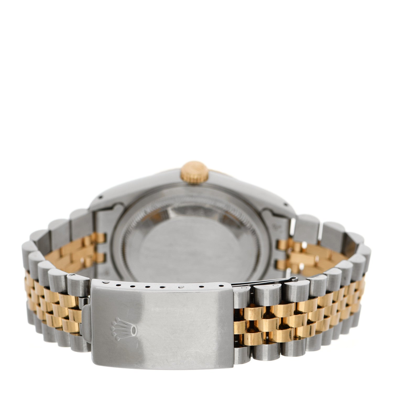 Rolex Stainless Steel 18K Yellow Gold Diamond 36mm Oyster Perpetual Datejust Watch Champagne 16233 3 of 5