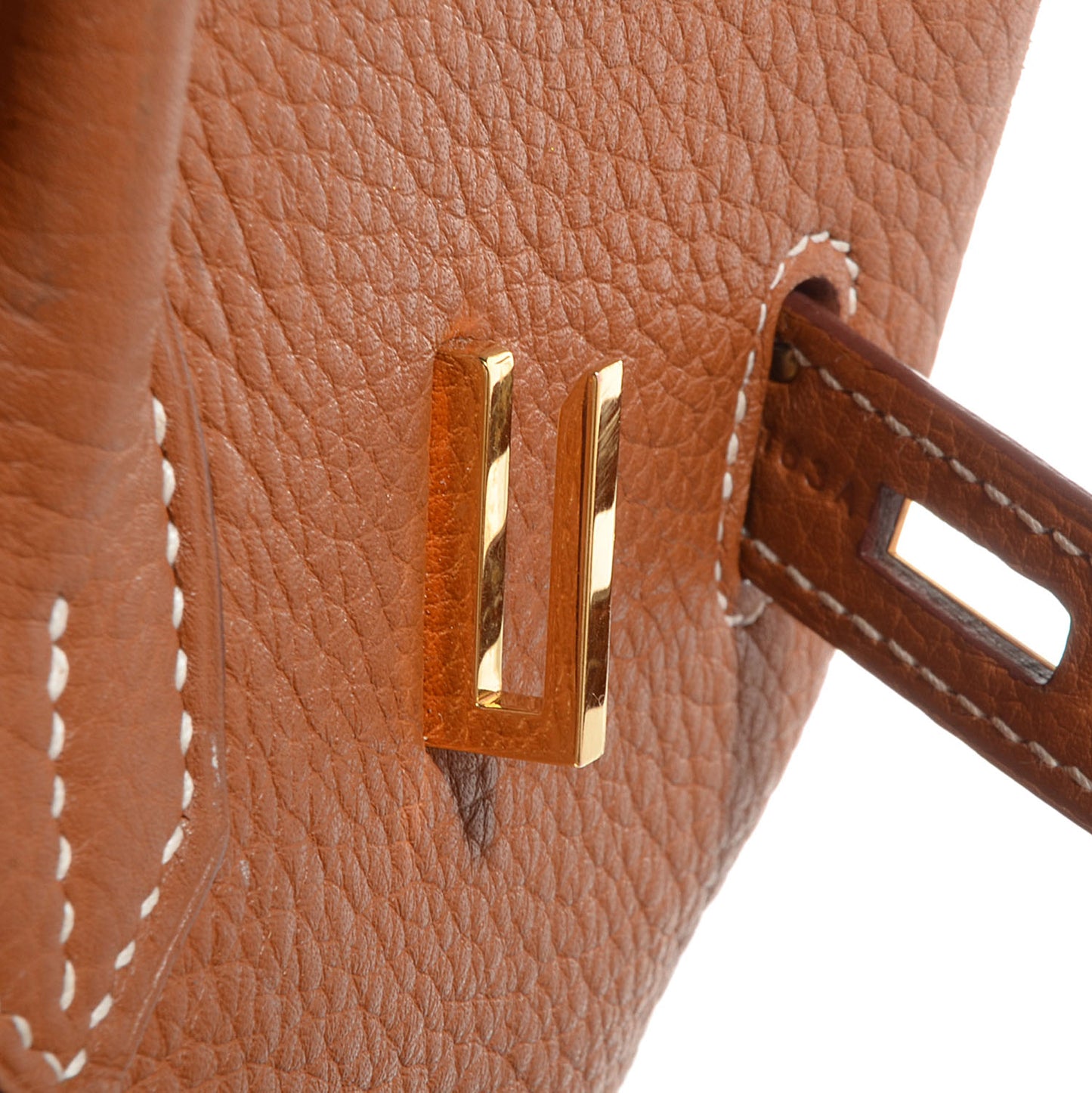 Taurillon Clemence Birkin 35 Gold